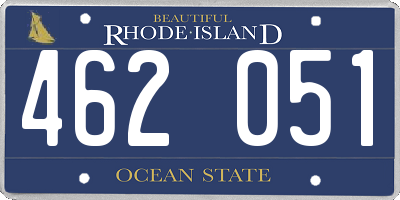 RI license plate 462051