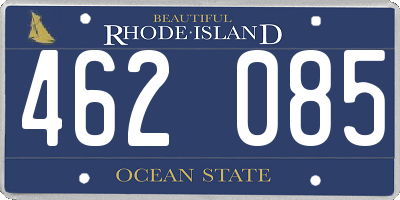 RI license plate 462085