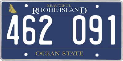RI license plate 462091