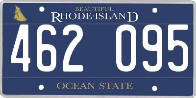 RI license plate 462095