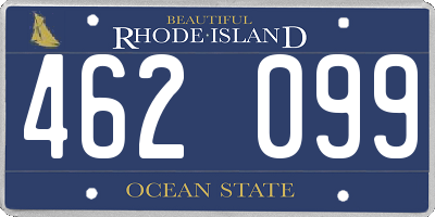 RI license plate 462099