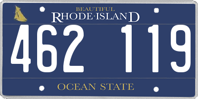 RI license plate 462119