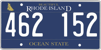 RI license plate 462152