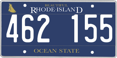 RI license plate 462155