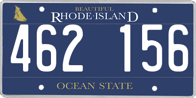 RI license plate 462156