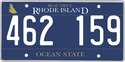 RI license plate 462159
