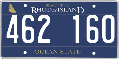 RI license plate 462160