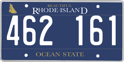 RI license plate 462161
