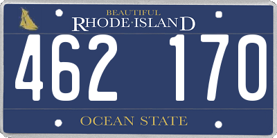 RI license plate 462170
