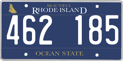RI license plate 462185