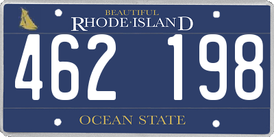 RI license plate 462198