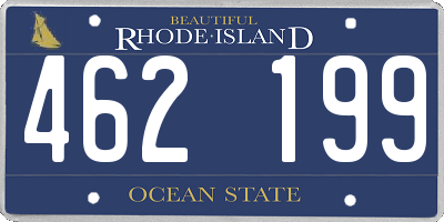 RI license plate 462199