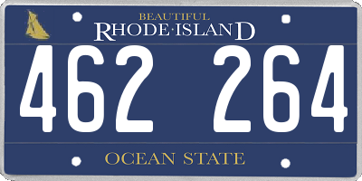 RI license plate 462264