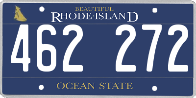 RI license plate 462272