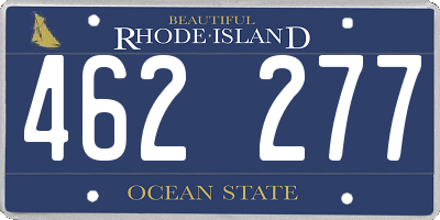 RI license plate 462277