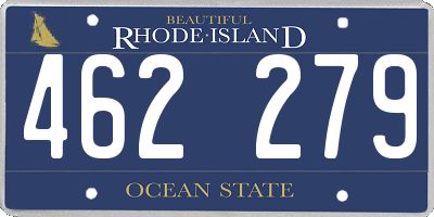 RI license plate 462279
