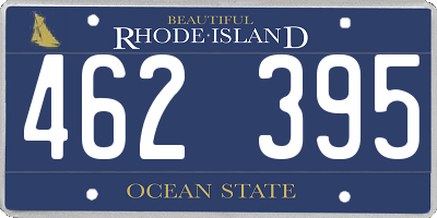 RI license plate 462395