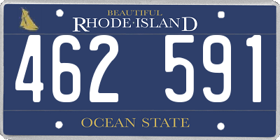 RI license plate 462591