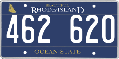 RI license plate 462620