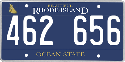 RI license plate 462656