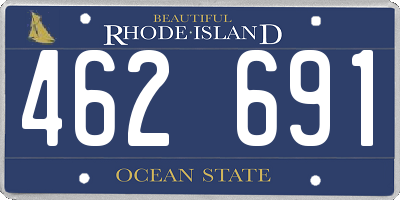 RI license plate 462691