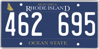 RI license plate 462695