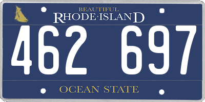 RI license plate 462697