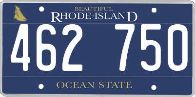 RI license plate 462750