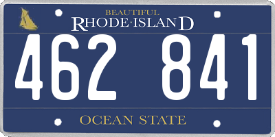 RI license plate 462841