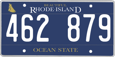 RI license plate 462879