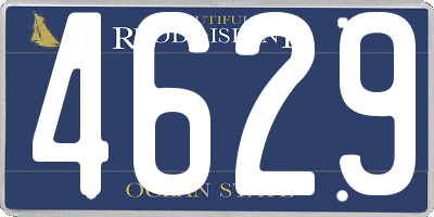 RI license plate 4629