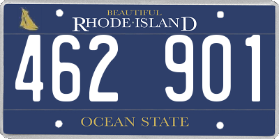 RI license plate 462901