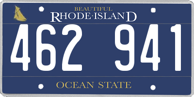 RI license plate 462941