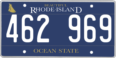 RI license plate 462969