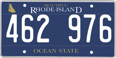 RI license plate 462976