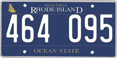 RI license plate 464095