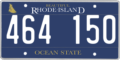 RI license plate 464150