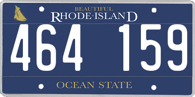 RI license plate 464159