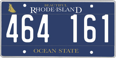 RI license plate 464161