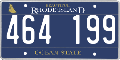 RI license plate 464199