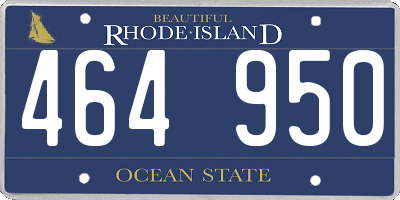 RI license plate 464950