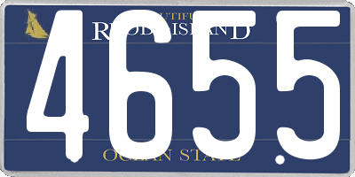 RI license plate 4655