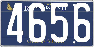 RI license plate 4656