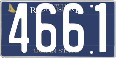 RI license plate 4661