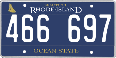 RI license plate 466697
