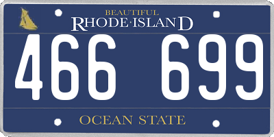 RI license plate 466699