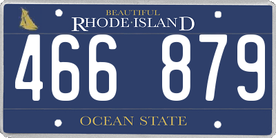 RI license plate 466879