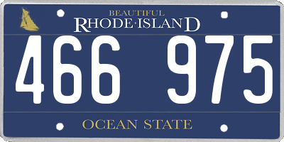 RI license plate 466975