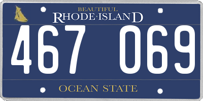 RI license plate 467069