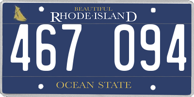RI license plate 467094